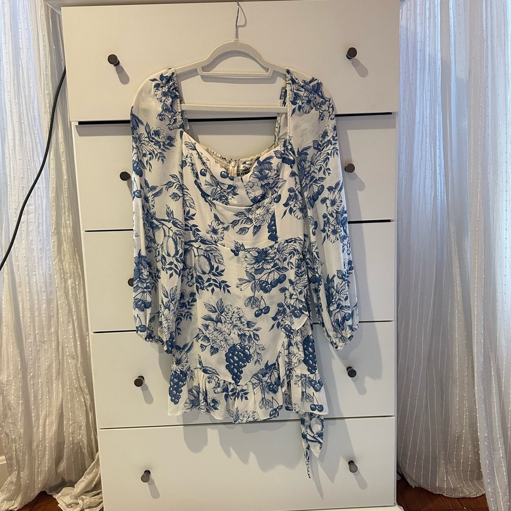 Reformation blue dress
